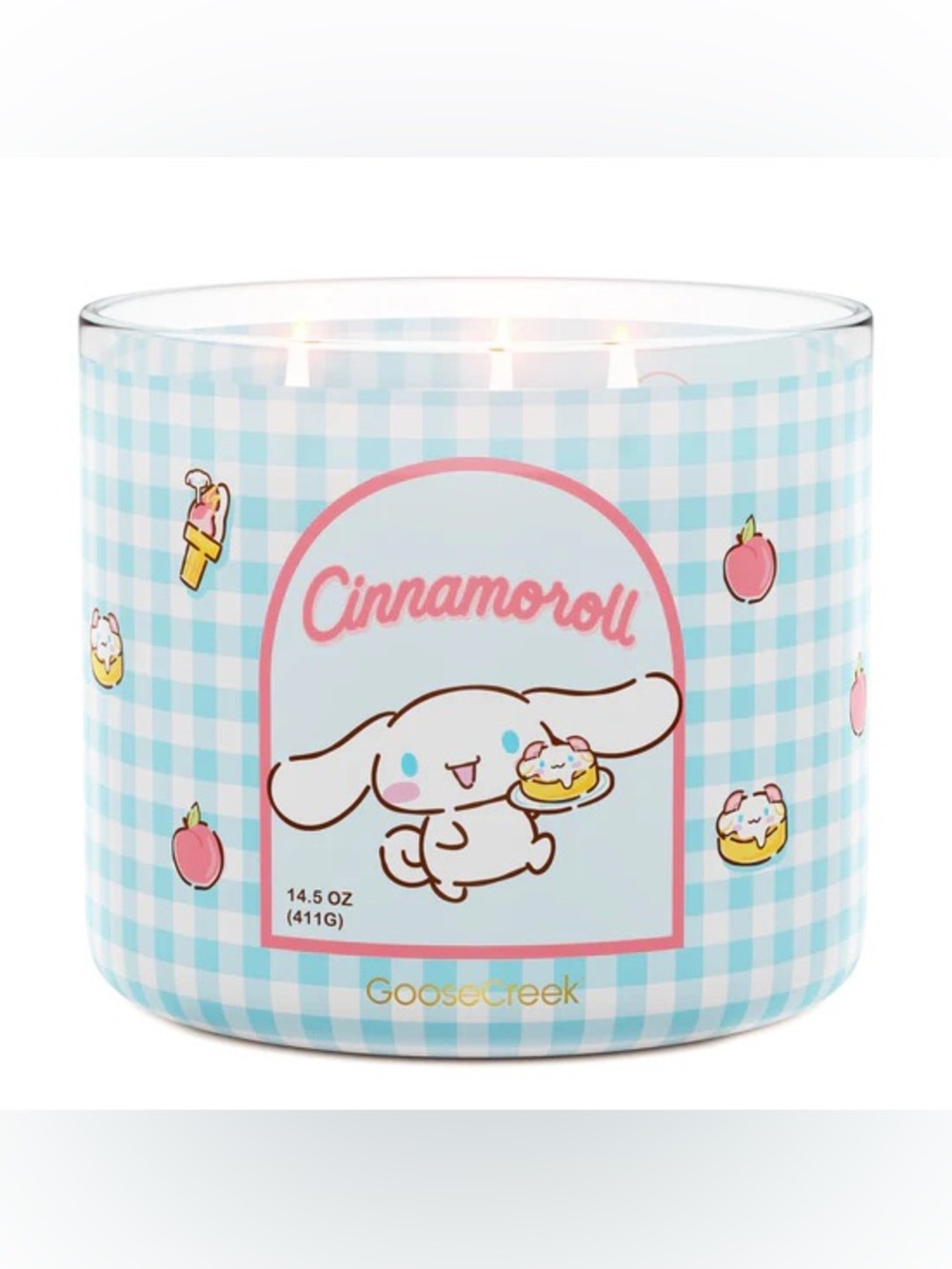 GooseCreek x Hello Kitty And Friends Cinnamoroll Hello Kitty 3-Wick Candle